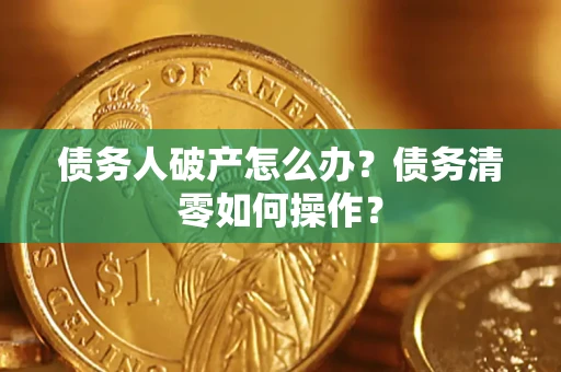 北京债务人破产怎么办？债务清零如何操作？