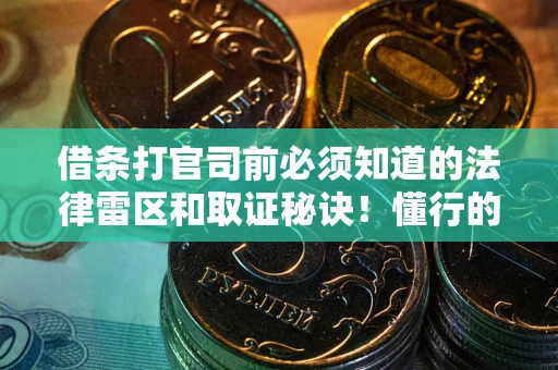 北京借条打官司前必须知道的法律雷区和取证秘诀！懂行的人已经留好这些证据