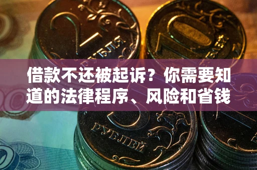 北京借款不还被起诉？你需要知道的法律程序、风险和省钱技巧
