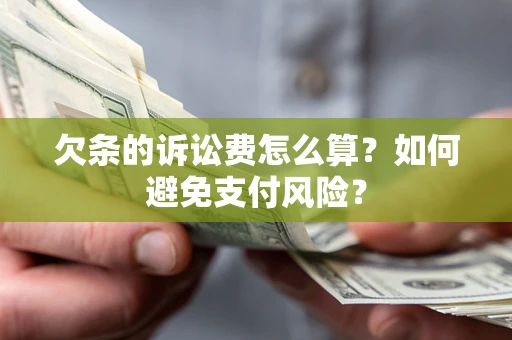 北京欠条的诉讼费怎么算？如何避免支付风险？